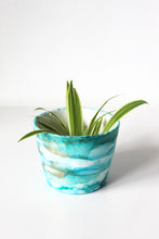 Load image into Gallery viewer, Baby Teal Plant Pot
