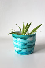 Load image into Gallery viewer, Baby Teal Plant Pot
