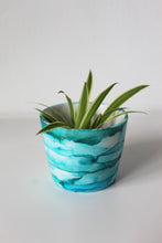 Load image into Gallery viewer, Baby Teal Plant Pot
