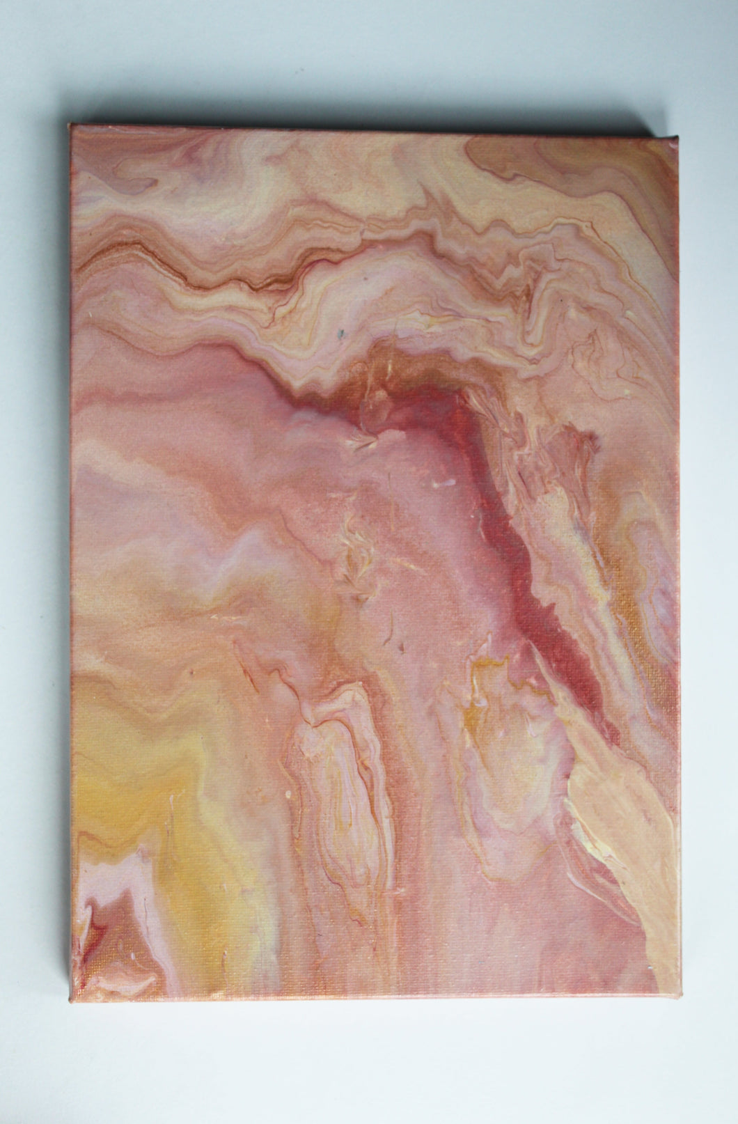 Peachy Wave - Acrylic Canvas