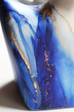 Load image into Gallery viewer, Metallic Blue Torso Vase
