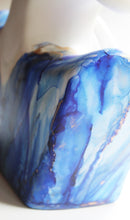 Load image into Gallery viewer, Metallic Blue Torso Vase
